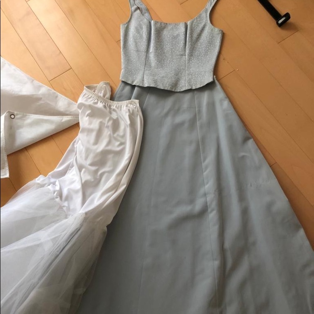 Beautiful two part blue dress